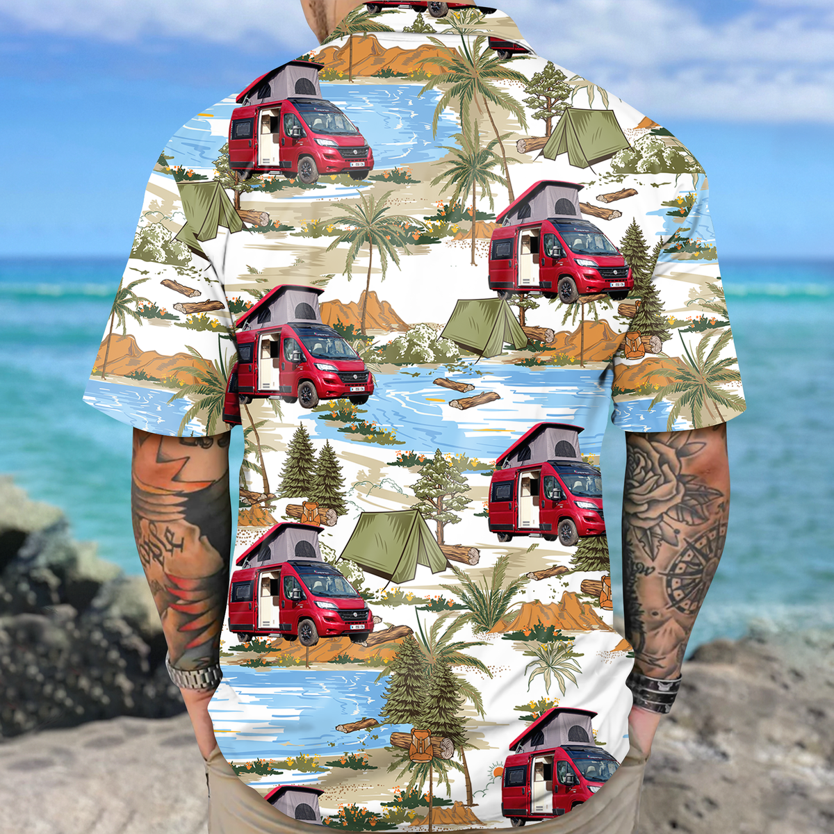 Custom RV Camping Car Photo Hawaii Shirt TH10 892769