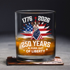 Personalized 250 Years In Purr-suit Of Liberty Vintage Dog Whiskey Glass HO82 901238