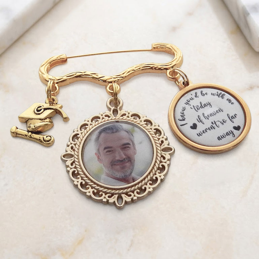 Personalized Photo 2026 Graduation Cap Memorial Tassel Picture Lapel Pin HA75 921076