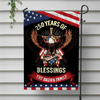 Custom Family Name 250 Years Of Blessings Garden Flag Patriotic Decor CH07 910040