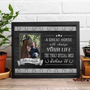 Custom Horse Photo Picture Frame Gift For Horse Lovers LM32 895885