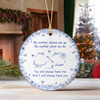 No Matter Where We Go Toile De Jouy Style Personalized Ceramic Ornament HA75 898116