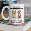 Custom Photo Keep That Shit Up Dad - Personalized White Mug For Dog Lovers LM32 895089