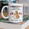 Custom You're My Favorite Flag America Accent Mug for Dog Lovers LM32 899129