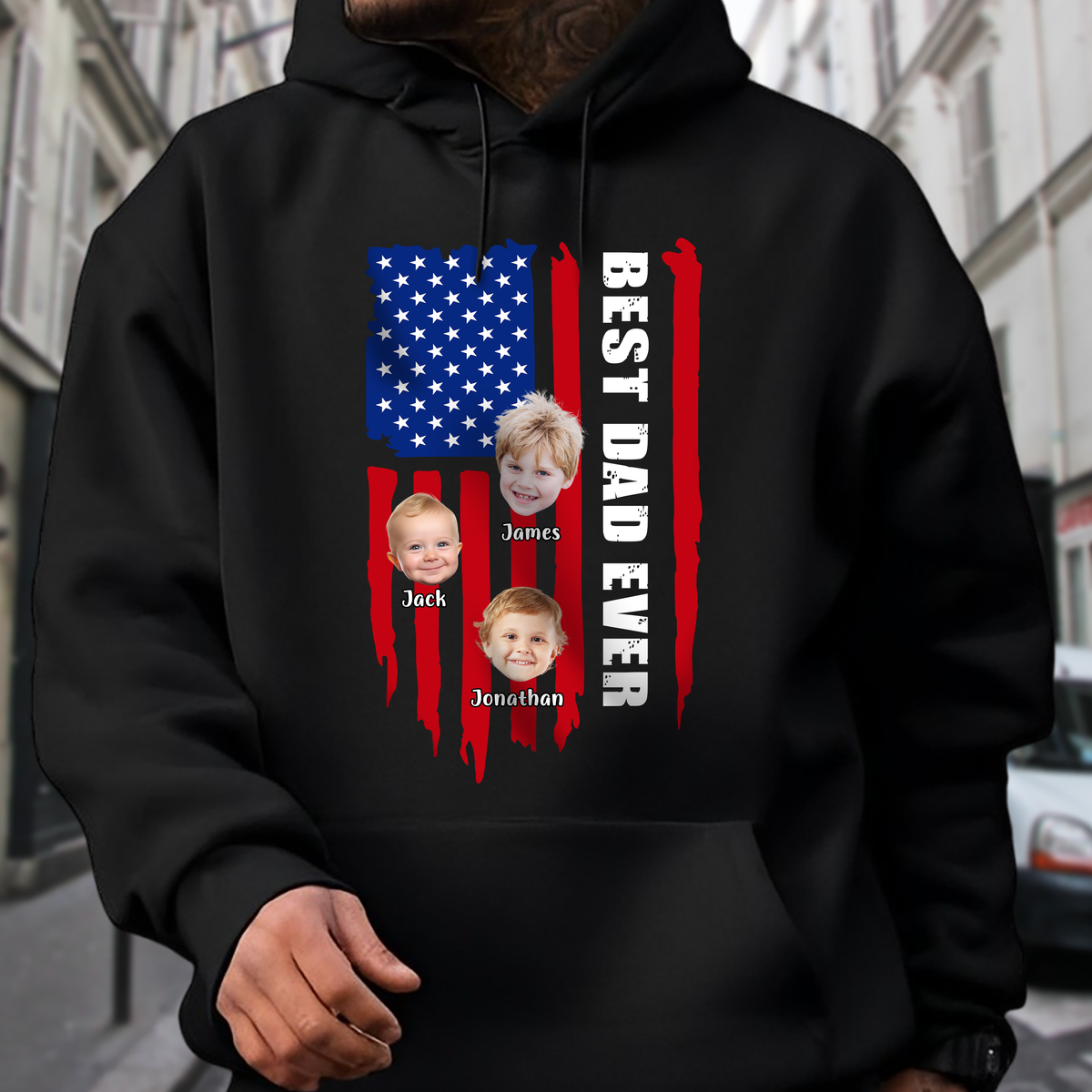 Custom Photo Best Dad Ever Front Shirt TH10 892935