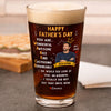 Custom Photo Funny Dad Acronym Beer Glass, Joke Gift for Dad, Father's Day LM32 669083