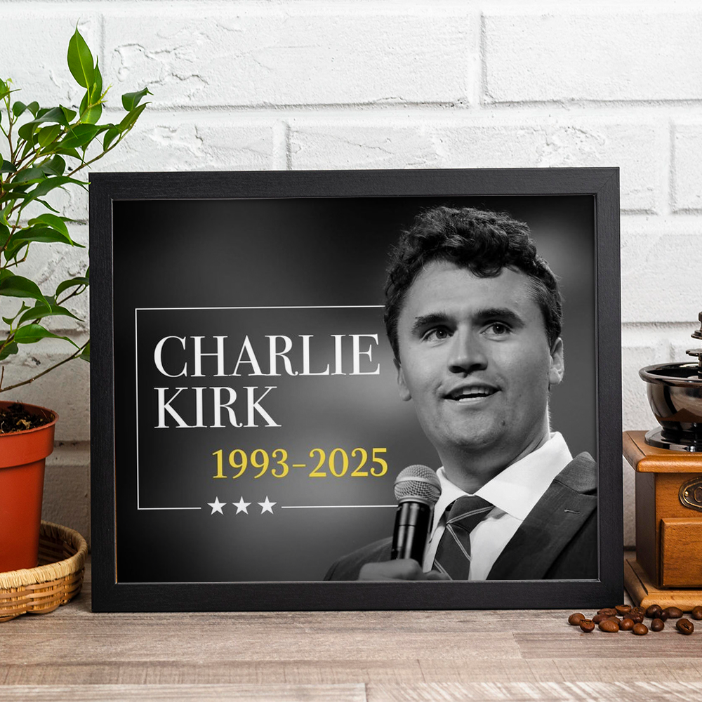 Charlie Kirk Memorial Pictrure Frame TH10 64413