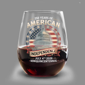 250 Years Of America Wine Glass TH10 894659