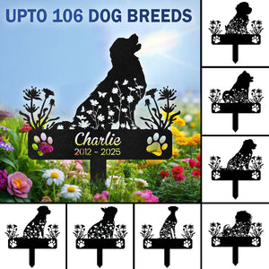 Personalized Dog Garden Stake Memorial Gift For Dog Lovers CH07 896292