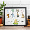 Custom Mama Grandma Bear With Kids Picture Frame Gift For Mother’s Day HO82 893530