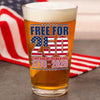 Free For America 250 Years Print Beer Glass TH10 894595