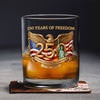 250 Years Of Freedom USA 250th Anniversary 1776-2026 Whiskey Glass CH07 911190