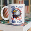America Semiquincentennial 250 Years Of Freedom White Mug CH07 896702