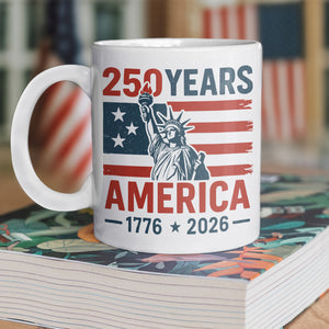 250 Years America 1776 - 2026 White Mug HO82 894544