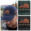 Custom Name USA Flag Hat 250th Anniversary 1776–2026 Patriotic Embroidered Baseball Cap HA75 898808
