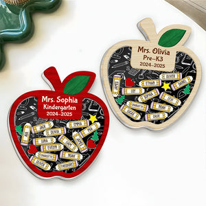 Personalized Thank You Teacher Acrylic Apple Shaking Magnet Gift From Students HO82 894288