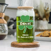 Custom Name Happy Patrick's Day Glass Can With Lid TH10 898049
