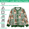 Custom Face Photo Christmas Pattern Cardigan Christmas Gift HO82 900398