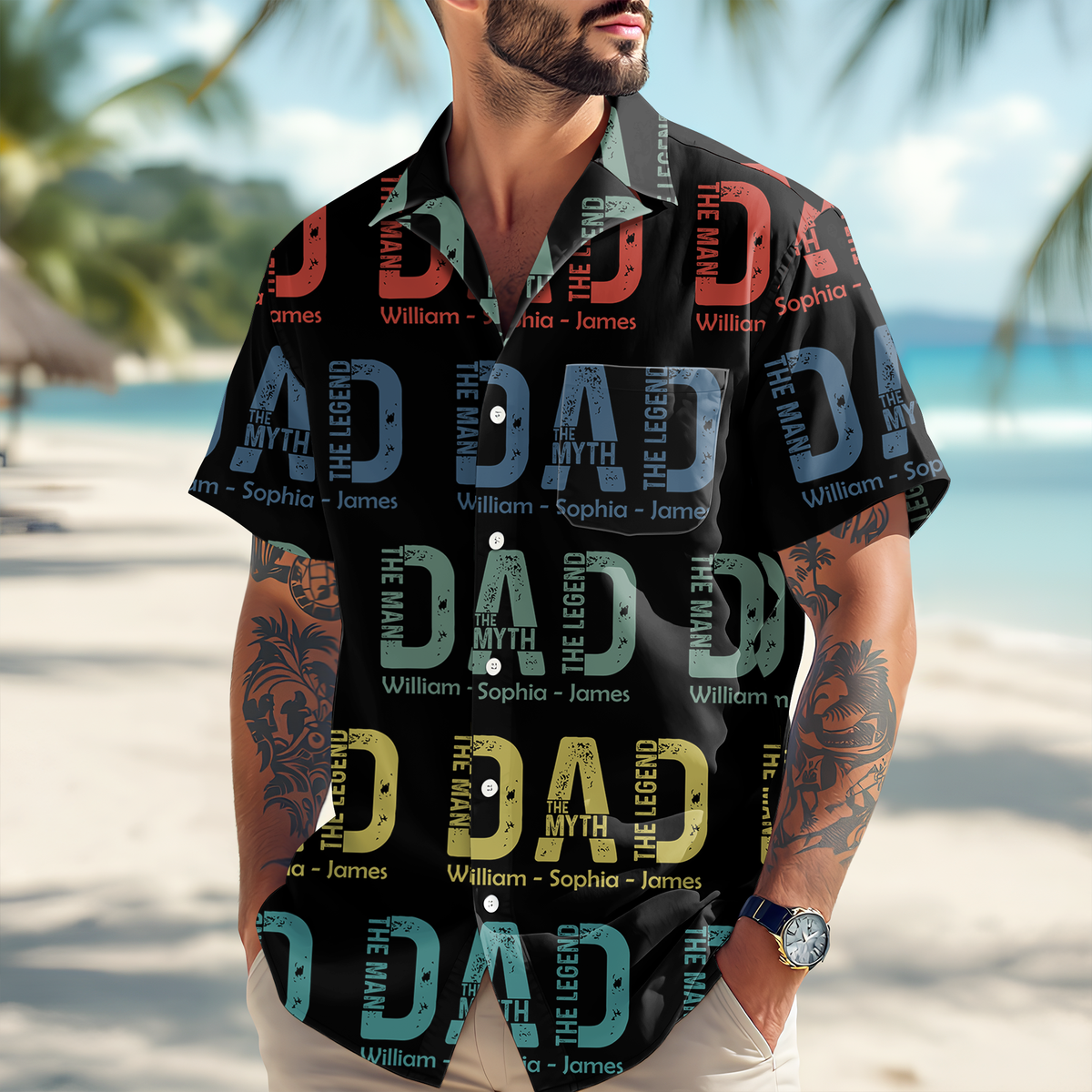 The Man The Myth The Legend Hawaii Shirt For Dad TH10 894041