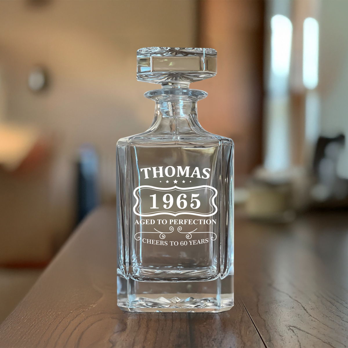 Personalized Aged To Perfection Birthday Gift Decanter LM32 895861