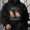 Custom Dog Celebrating America's Semiquincentennial Year Dark Shirt LM32 895165