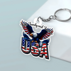 Faith, Family And Freedom USA With Eagle Acrylic Keychain TH10 898937