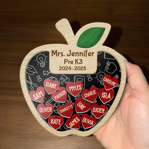 Personalized Thank You Teacher Acrylic Apple Shaking Magnet Gift From Student HO82 894264