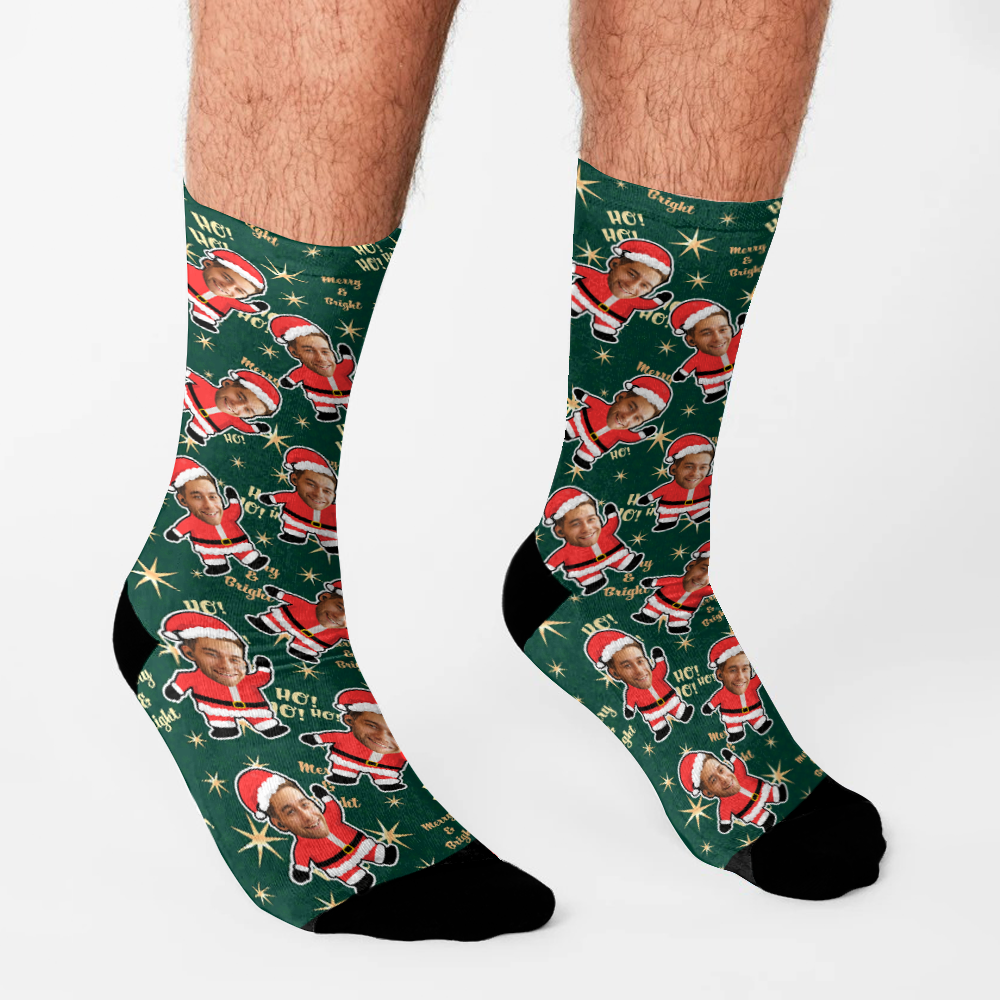 Custom Photo Christmas Socks Gift For Family CH07 899198