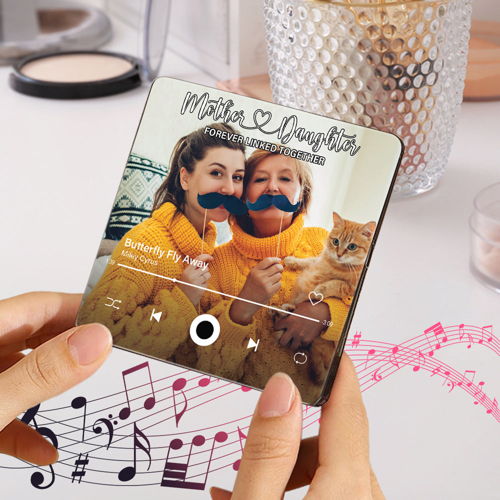 Custom Photo Family Forever Linked Together Music Fridge Magnet TH10 892471