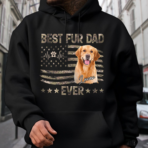 Custom Photo Best Dog And Cat Dad Ever Dark Shirt CH07 895888