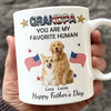 Custom You're My Favorite Flag America Accent Mug for Dog Lovers LM32 899129