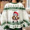Custom Dog Photo Christmas Would Be Boring Without Me AOP Ugly Sweater LM32 895041