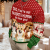Custom Photo You're My Favorite Human Dog Cat Ugly Sweater HA75 892902