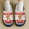 Custom Photo Cat Dad Cat Mom Slipper For Christmas TH10 894453