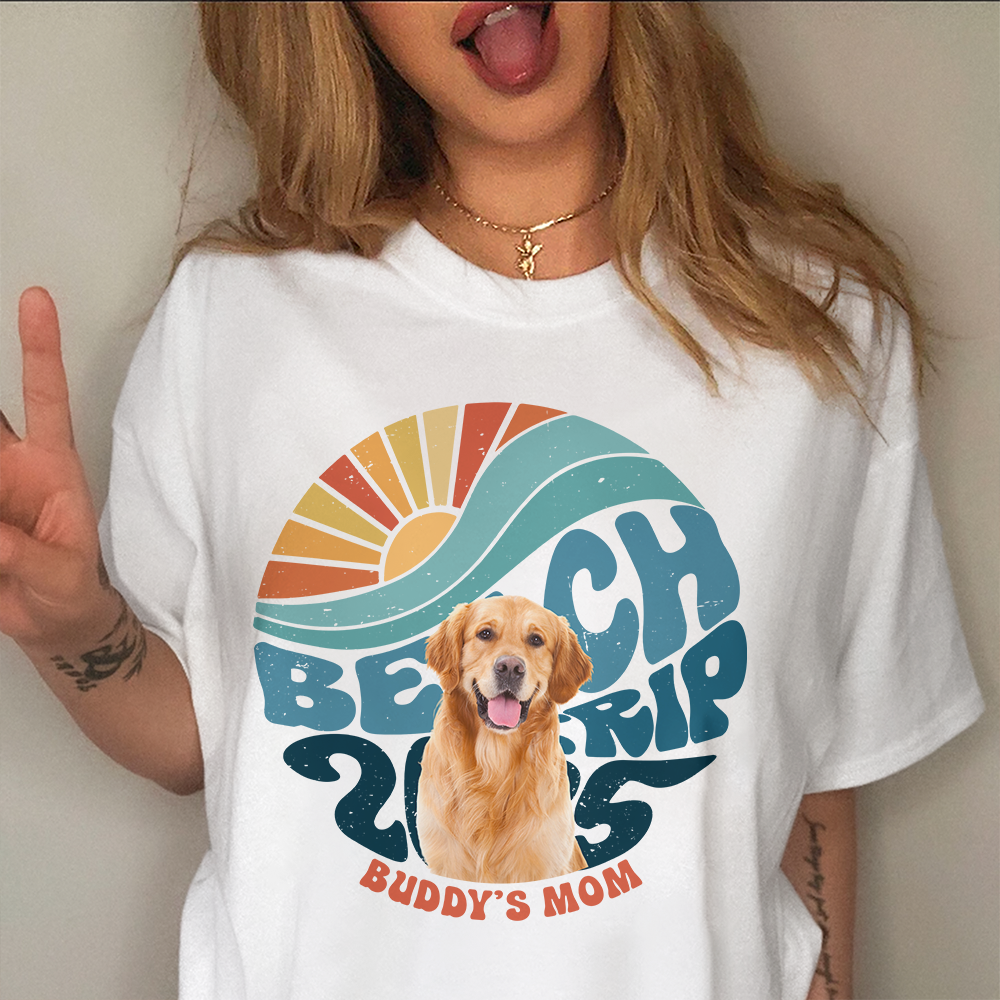 Custom Photo Beach Shirt – Personalized Summer Shirt For Beach Trip, Beach Vacation LM32 893809