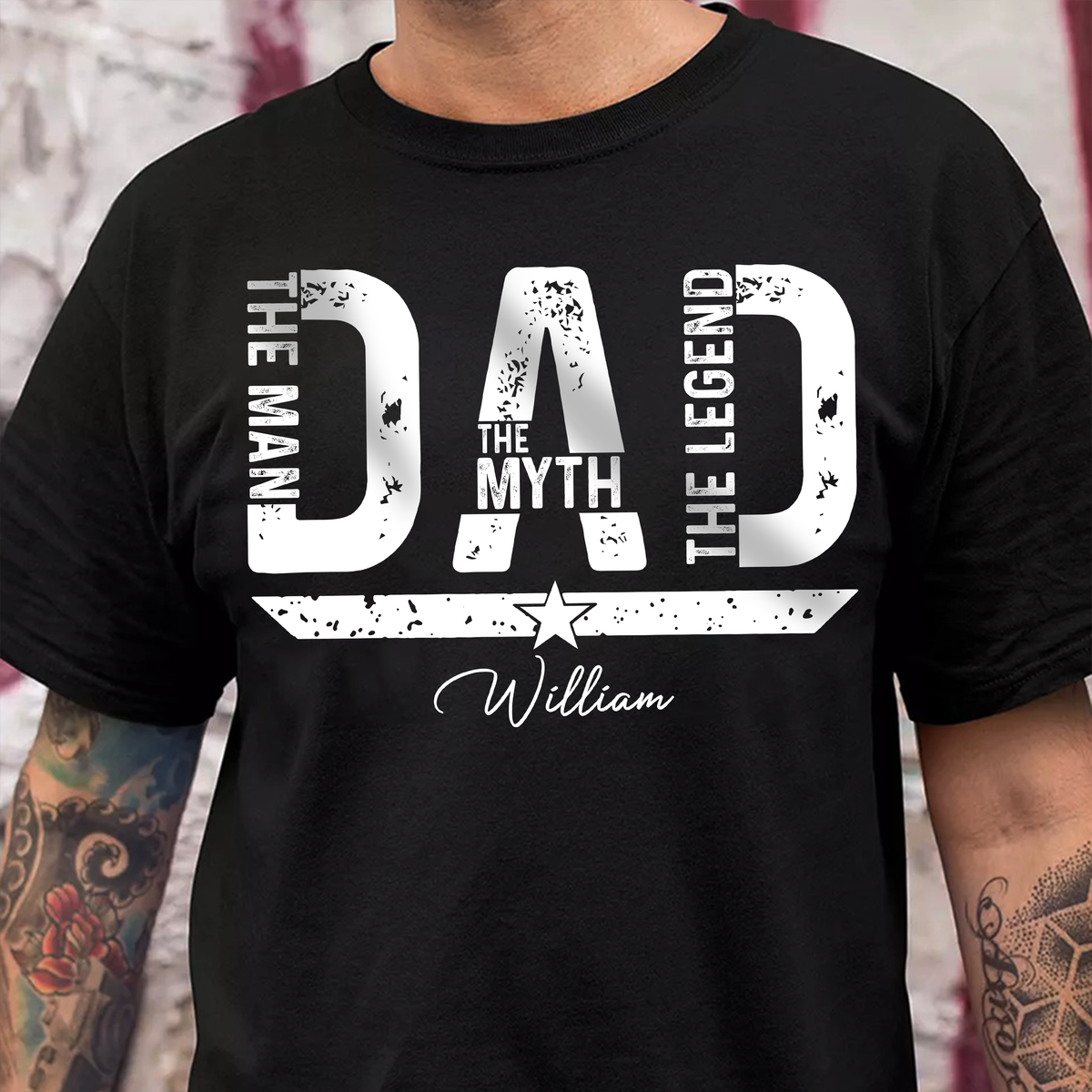 The Man The Myth The Legend For Dad Dark Shirt TH10 894039