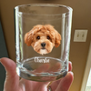 Custom Photo Congrats On Being my Dog Dad Whiskey Glass CH07 895416
