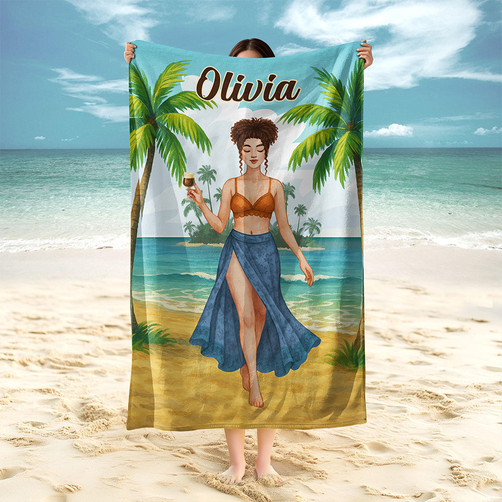 Custom Name Beach Towel For Beach Lover Summer Gift TH10 894043