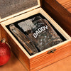 My Favorite People Call Me Papa Engraved Whiskey Glass Set with Wooden Box HA75 898036