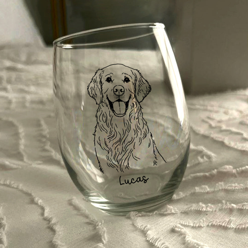 Custom Dog Line Photo Gift for Pet Lovers CH07 910174