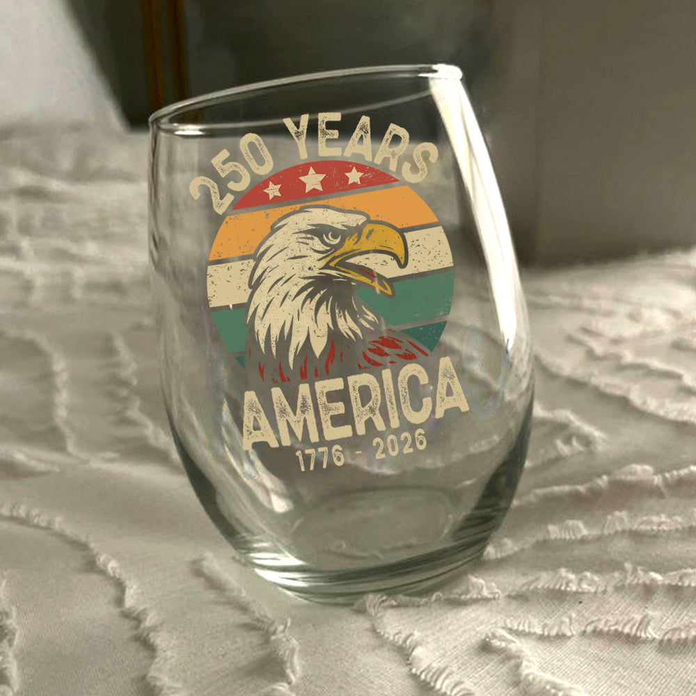 America 250 Years Wine Glass TH10 894621