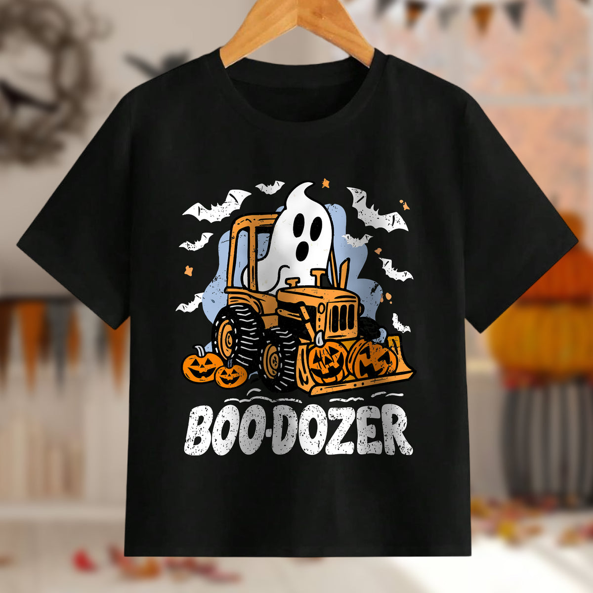Boo-Dozer Funny Halloween Kid Shirt HA75 897538