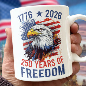 America Semiquincentennial 250 Years Of Freedom White Mug CH07 896702