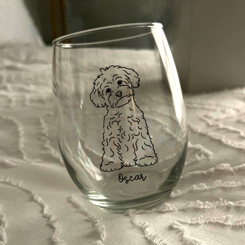Custom Dog Line Photo Gift for Pet Lovers CH07 910174