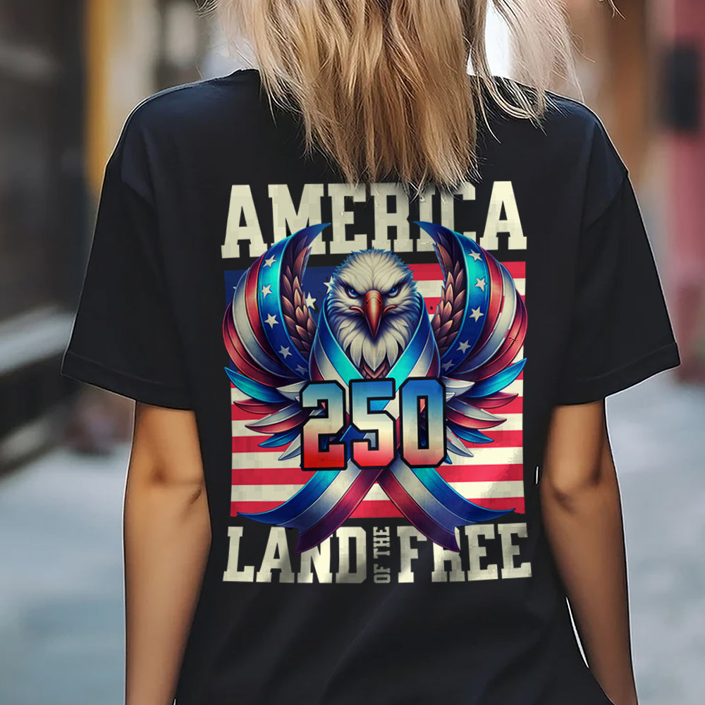 America 250 USA Freedom Liberty Back Side Dark Shirt HA75 897286