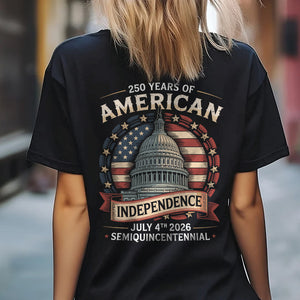 250 Years Of America Back Shirt TH10 894653