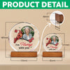 Custom Photo I'm Always With You Round Acrylic Frame Block HA75 892784
