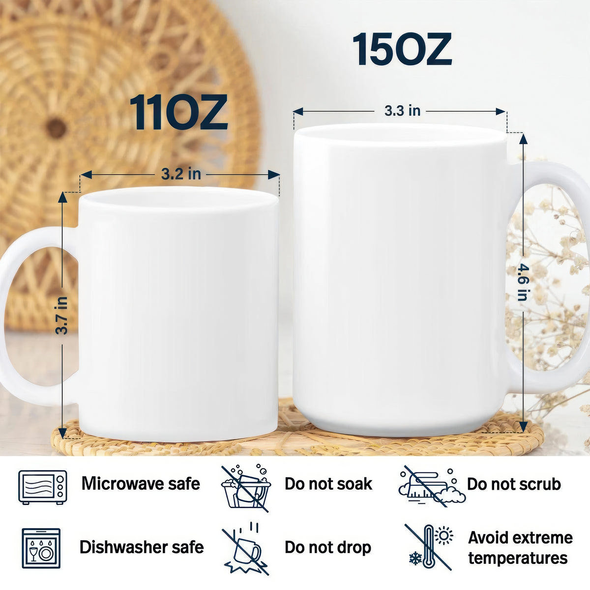 Custom Photo Coffee And Dog - Personalized 3D Inflated Effect Mug LM32 895129