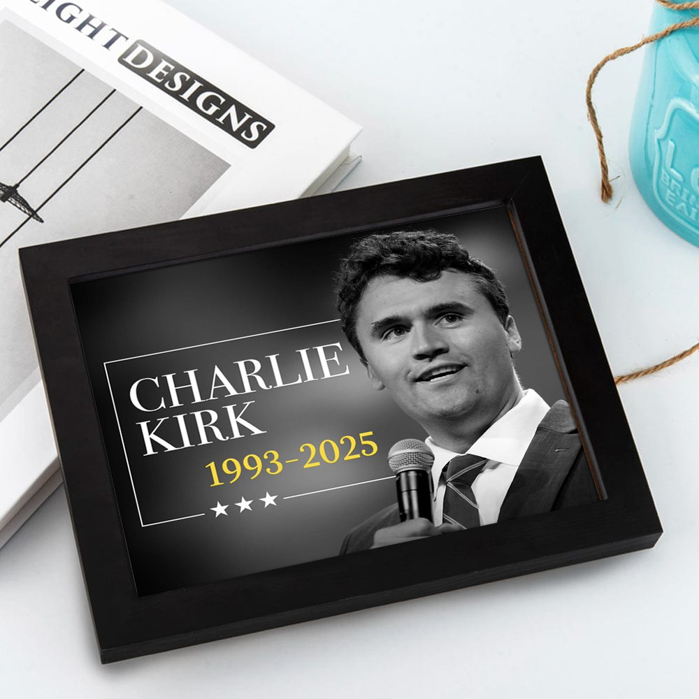 Charlie Kirk Memorial Pictrure Frame TH10 64413