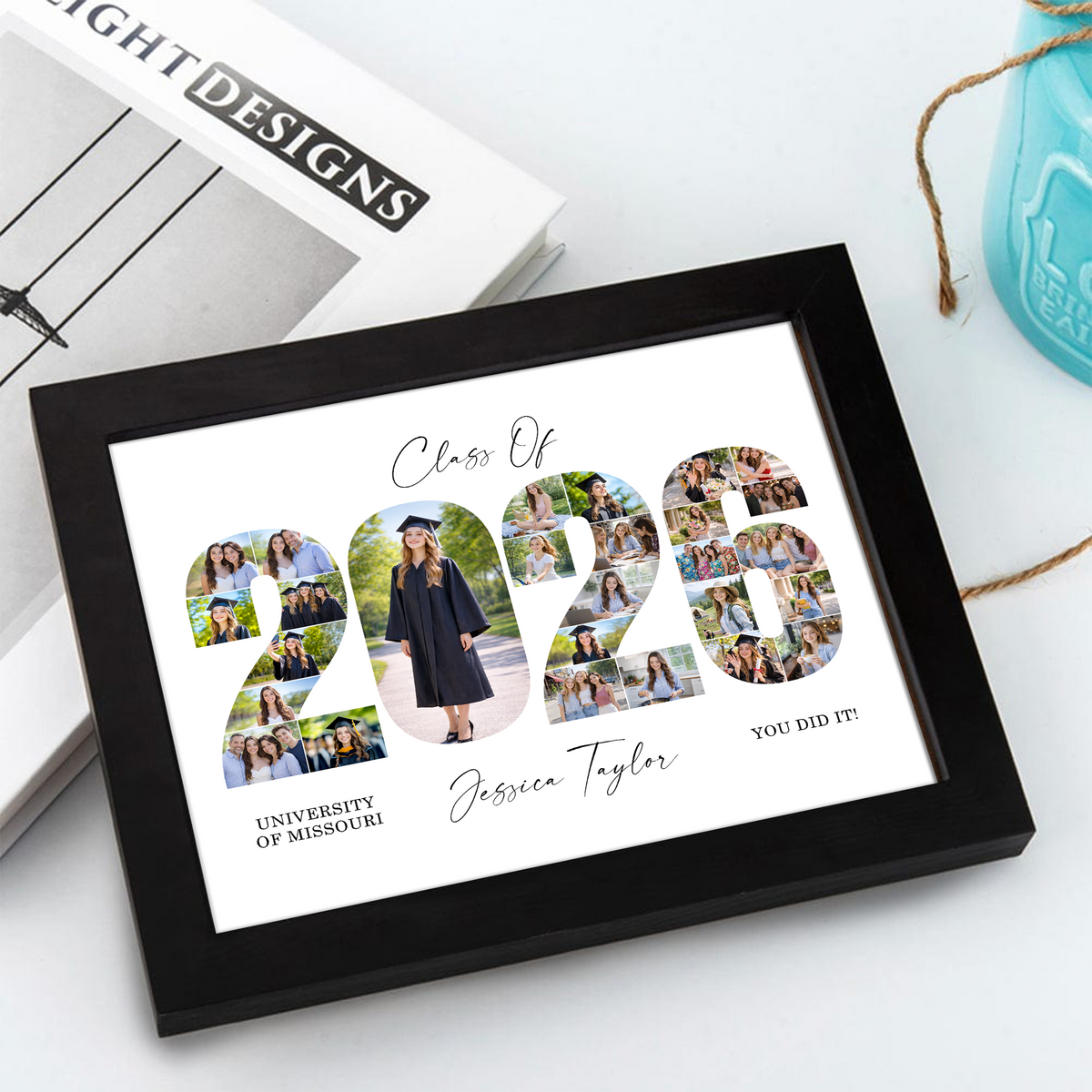 Personalised Graduation Photo Class of 2026 Picture Frame Gift for Seniors HO82 901820